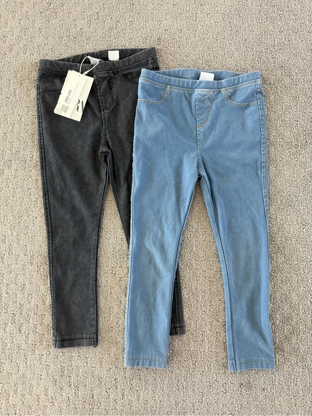 Zara Girls Leggings (Set of 2)